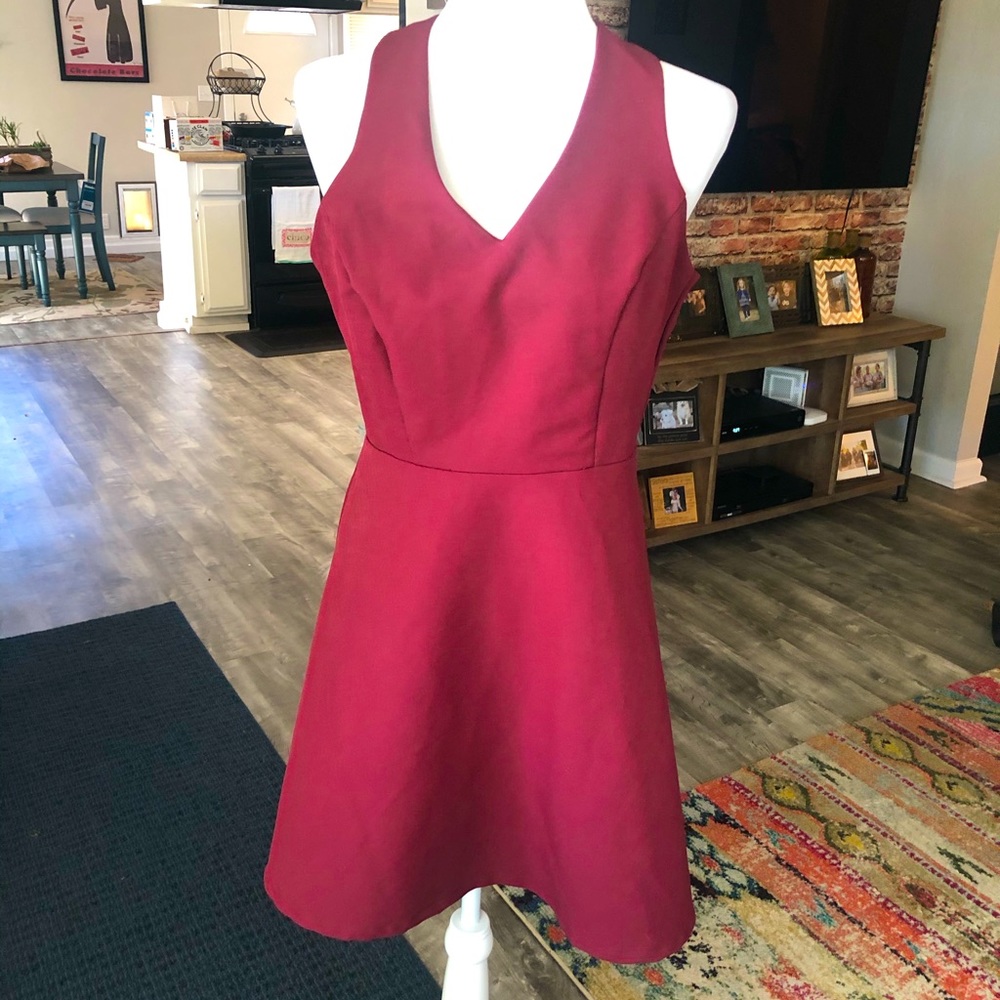 Fun Maroon Dress